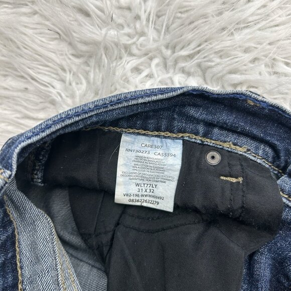 Wrangler Retro Slim Boot Cut Jeans Mens Size 31x32 (31X31) Blue Western Denim - Picture 10 of 12